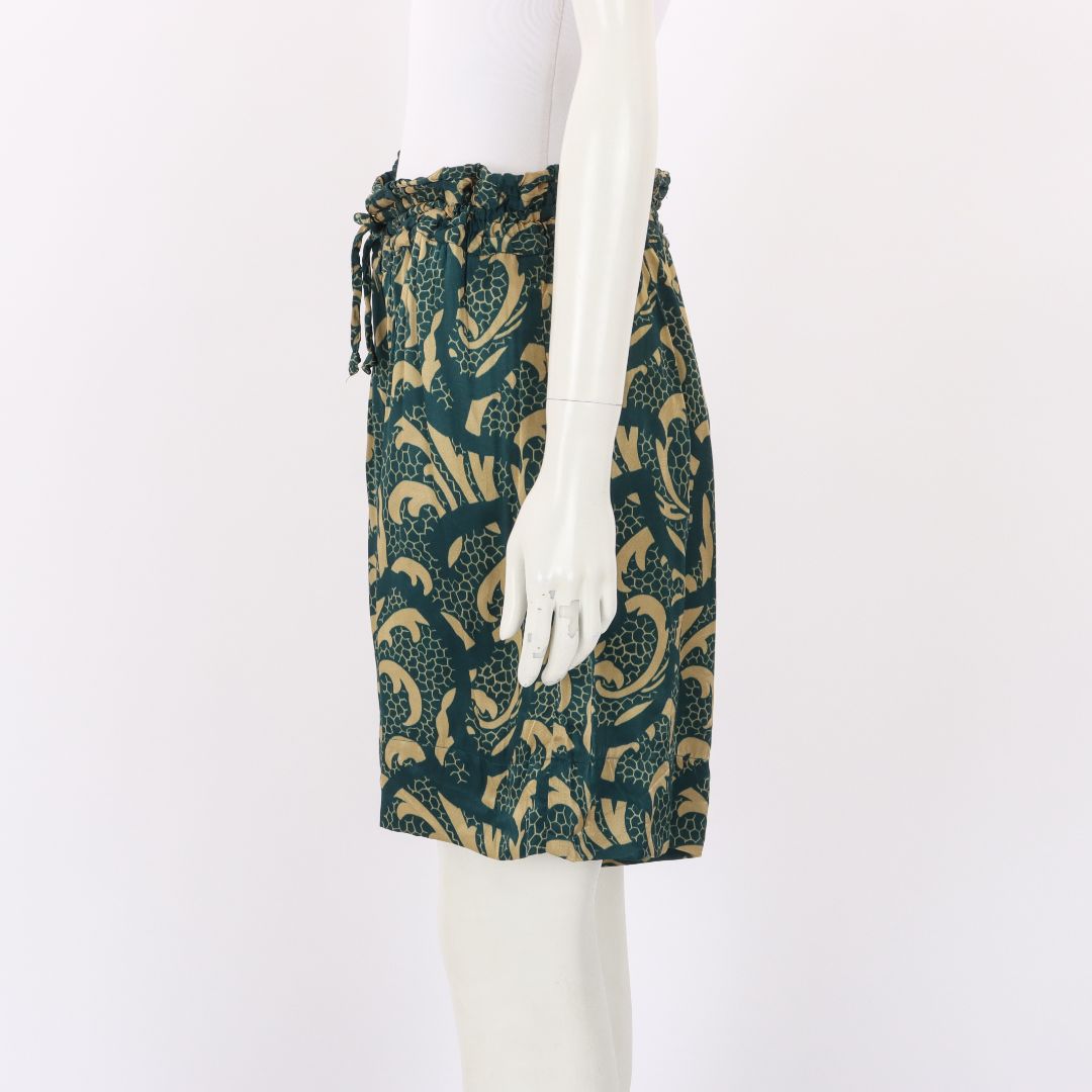 Dries Van Noten Satin Drawstring Shorts Size 40 | AU 10