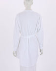 Melissa Odabash Cotton Belted Tunic Top Size M