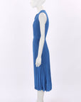 Scanlan Theodore Pleated Rib Dress Size S