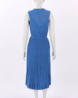 Scanlan Theodore Pleated Rib Dress Size S