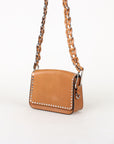 Isabel Marant 'Calibar' Studded Leather Shoulder Bag