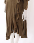 Zimmermann Silk Wrap Midi Dress Size 0