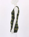 Sandro Honore Tie Dye Stripe Ribbed Knit Tank Size 2