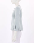 Scanlan Theodore Crepe Knit Zip Jacket Size XS