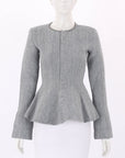 Scanlan Theodore Crepe Knit Zip Jacket Size XS