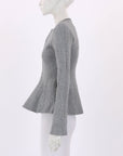 Scanlan Theodore Crepe Knit Zip Jacket Size XS