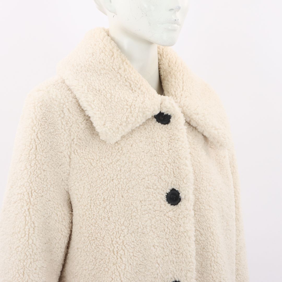 Maje Faux Shearling Coat Size FR 42 | AU 14