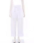Emporio Armani Cotton Belted Pants Size 38 | AU 6-8