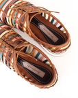 Zimmermann Woven Lace Up Derby Flats Size 36