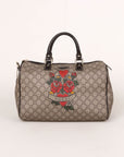 Gucci GG Supreme Tattoo Heart Joy Boston Bag