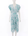 Isabel Marant 'Omeya' Print Midi Dress Size FR 34 | AU 6