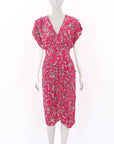 Isabel Marant 'Omeya' Print Midi Dress Size FR 34 | AU 6