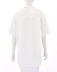Oroton Detachable lace Collar Cotton Shirt Size 12