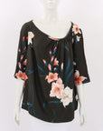 Dries Van Noten Silk Print Top Size 38 | AU 10
