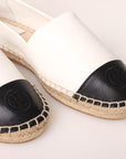 Tory Burch Leather Colourblock Espadrilels Size 6.5