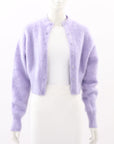 Scanlan Theodore Mohair Blend Knit Cardigan Size Small