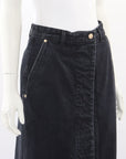 Scanlan Theodore Denim Midi Skirt Size 8