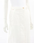 Scanlan Theodore Denim Midi Skirt Size 6