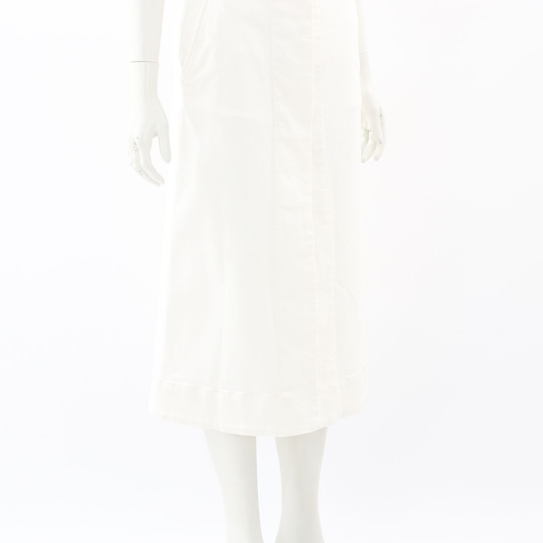 Scanlan Theodore Denim Midi Skirt Size 6
