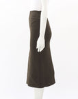 Scanlan Theodore Crepe Knit Midi Skirt Size Medium