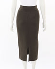 Scanlan Theodore Crepe Knit Midi Skirt Size Medium