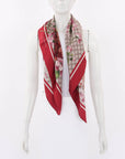 Gucci Silk Print Scarf One Size