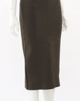Scanlan Theodore Crepe Knit Midi Skirt Size Medium