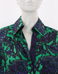 Zimmermann 'Tiggy' Paisley Silk Shirt and Pant SET Size 0P