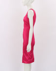 Dolce & Gabbana Fitted Stretch Satin Dress Size IT 40 | AU 8
