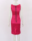 Dolce & Gabbana Fitted Stretch Satin Dress Size IT 40 | AU 8