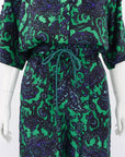 Zimmermann 'Tiggy' Paisley Silk Shirt and Pant SET Size 0P