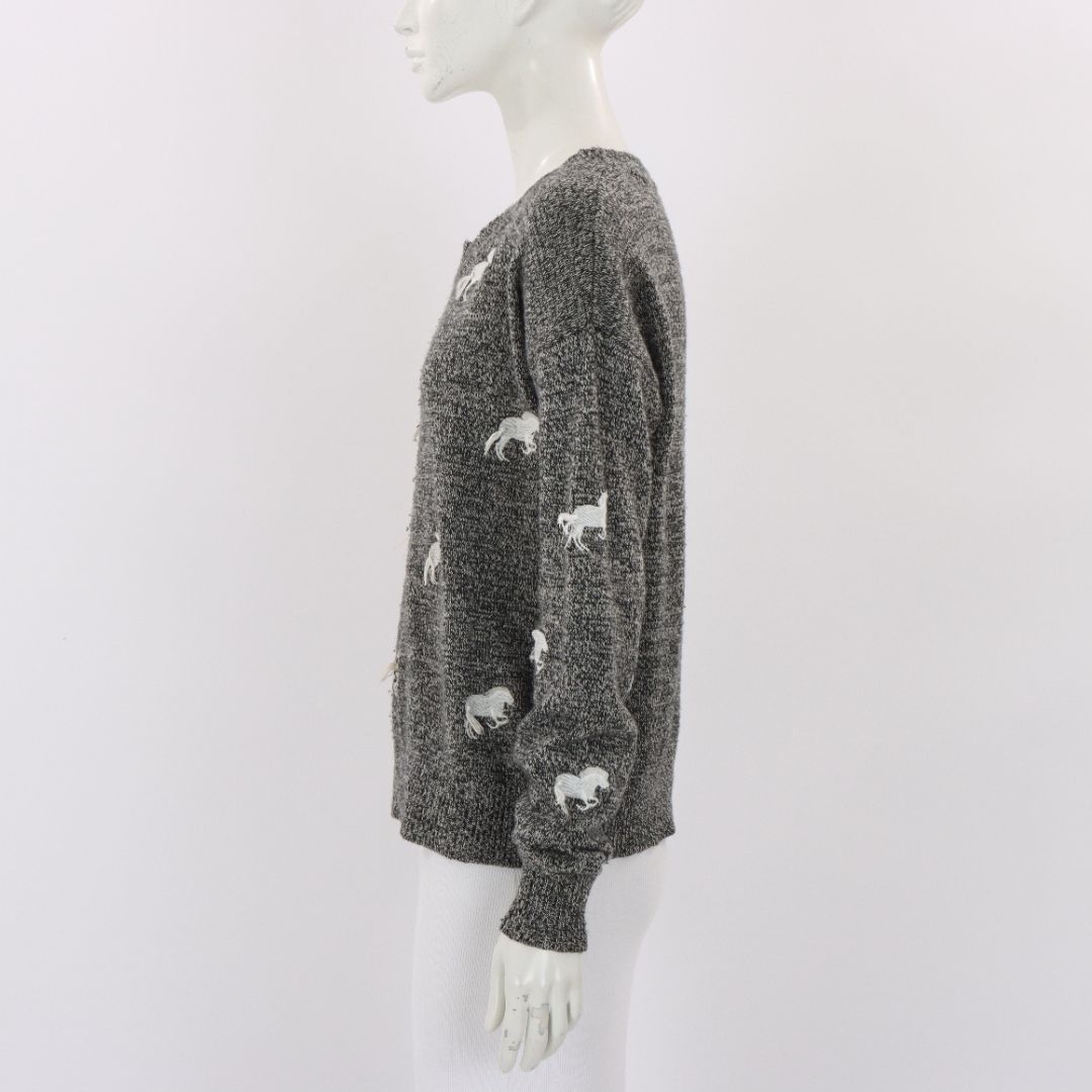 Banjo & Matilda Wool/Cashmere Embroidered Jumper Size Medium