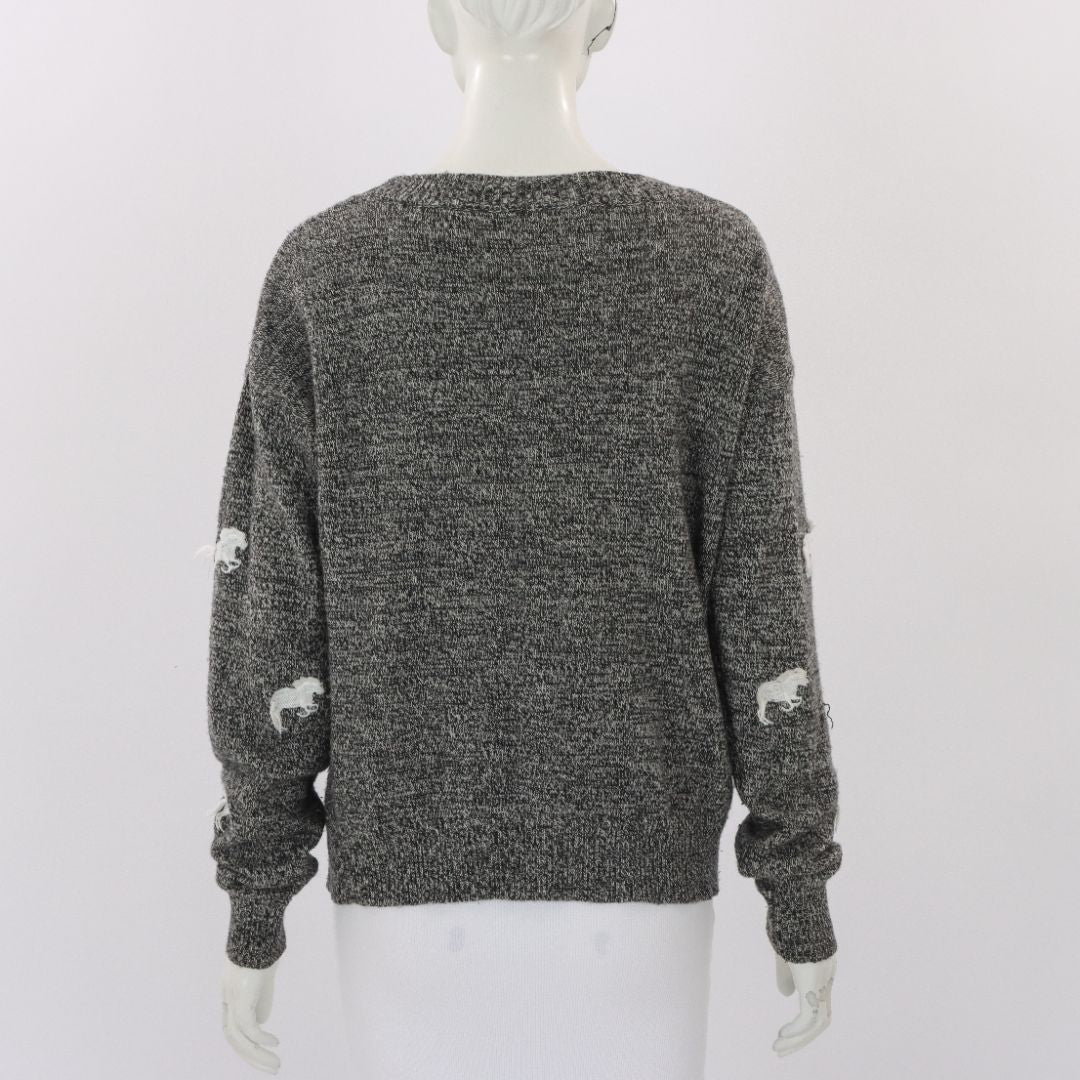 Banjo & Matilda Wool/Cashmere Embroidered Jumper Size Medium
