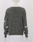 Banjo & Matilda Wool/Cashmere Embroidered Jumper Size Medium