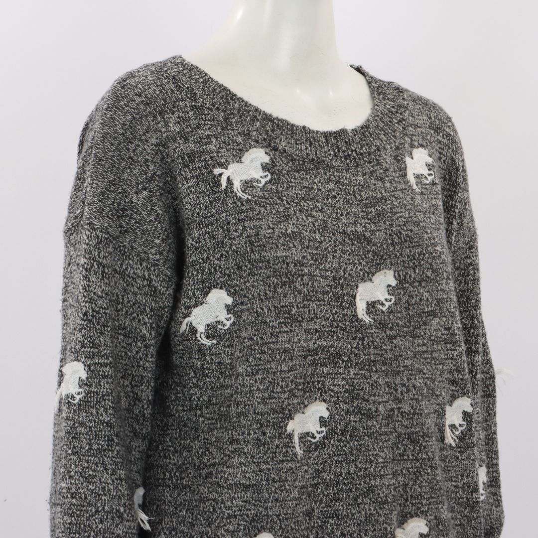 Banjo & Matilda Wool/Cashmere Embroidered Jumper Size Medium
