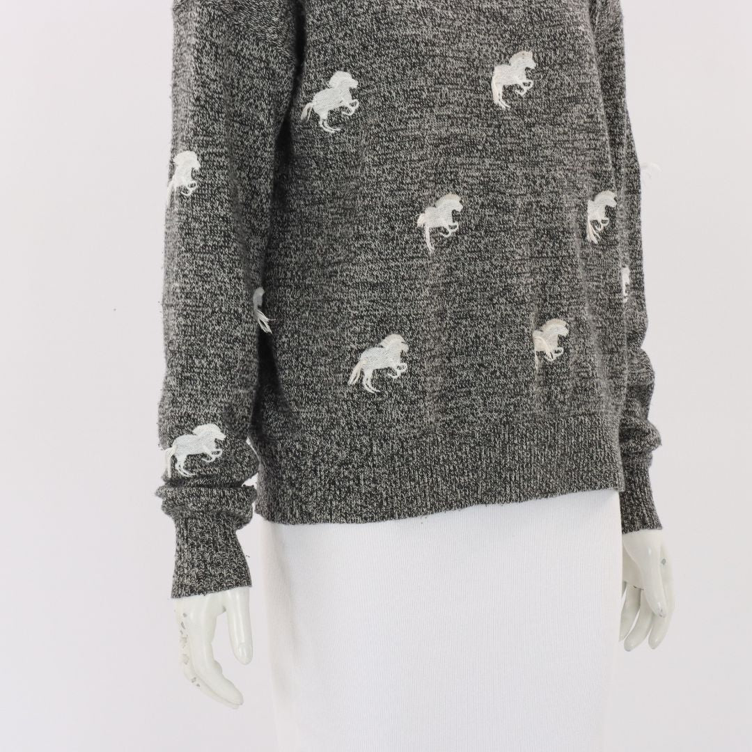 Banjo & Matilda Wool/Cashmere Embroidered Jumper Size Medium