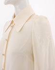Zimmermann Silk Long Sleeve Shirt Size 0P