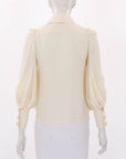 Zimmermann Silk Long Sleeve Shirt Size 0P