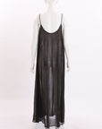 Mes Demoiselles Sheer Dotted Maxi Dress Size FR 40 | AU 12