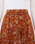 Zimmermann 'Andie' Floral Silk Skirt Size 0