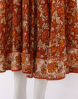 Zimmermann 'Andie' Floral Silk Skirt Size 0