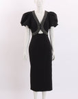 Rebecca Vallance Nyx Puff Sleeve Dress Size 8