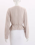 Emporio Armani Linen Blend Tie Waist Jacket Size IT 40 | AU 8