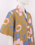 Lee Mathews Floral Linen Blend Dress Size 1