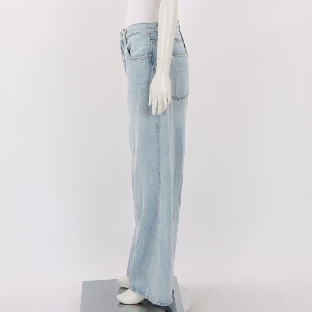 Frame Le Low Baggy Wide Leg Jeans Size 27
