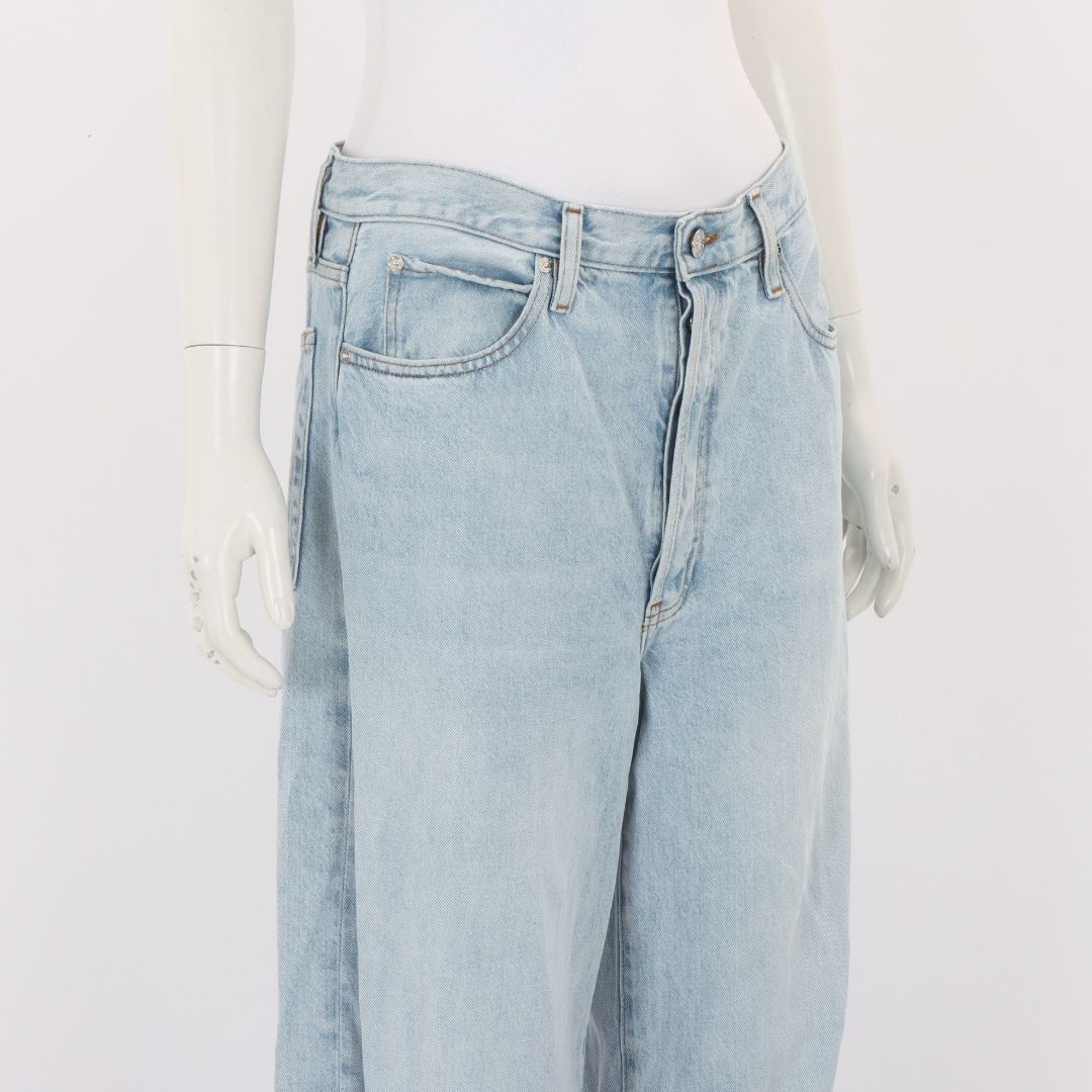 Frame Le Low Baggy Wide Leg Jeans Size 27