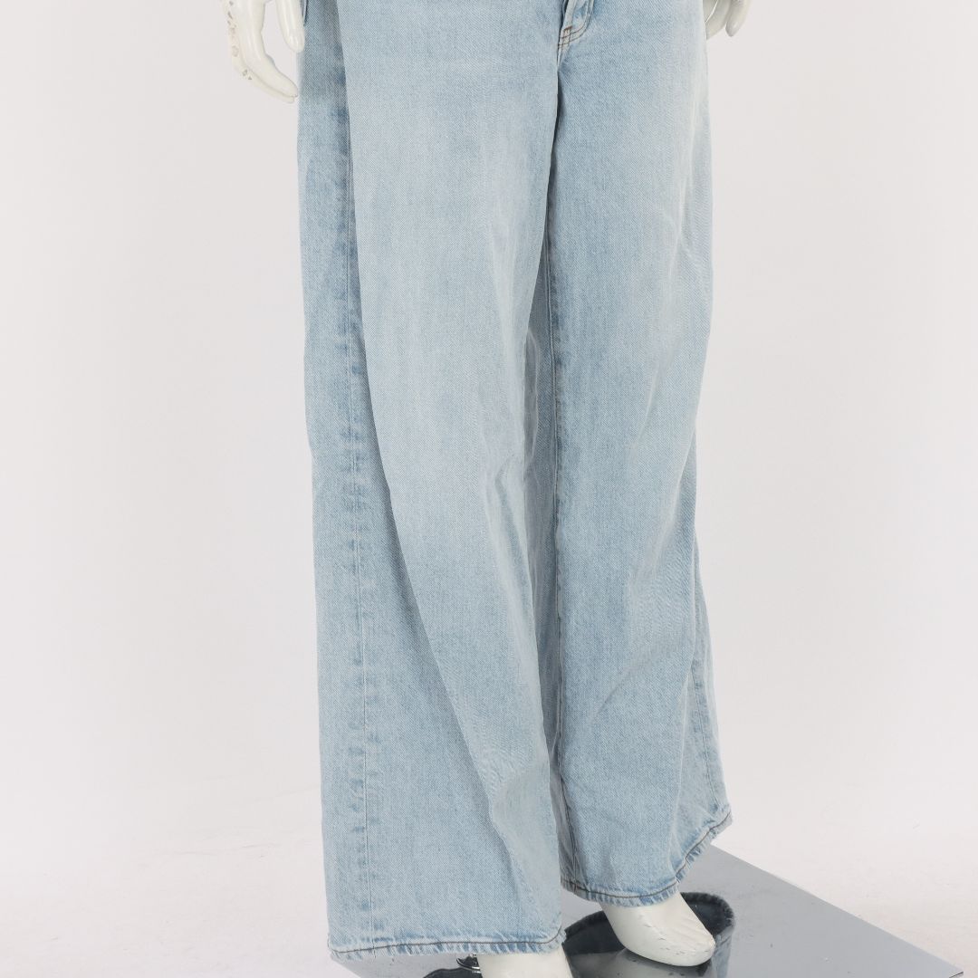 Frame Le Low Baggy Wide Leg Jeans Size 27
