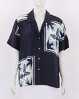 Oroton Silk Print Shirt Size 16