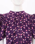 Rotate Birger Christensen 'Dawn' Floral Midi Dress Size 38 | AU 10