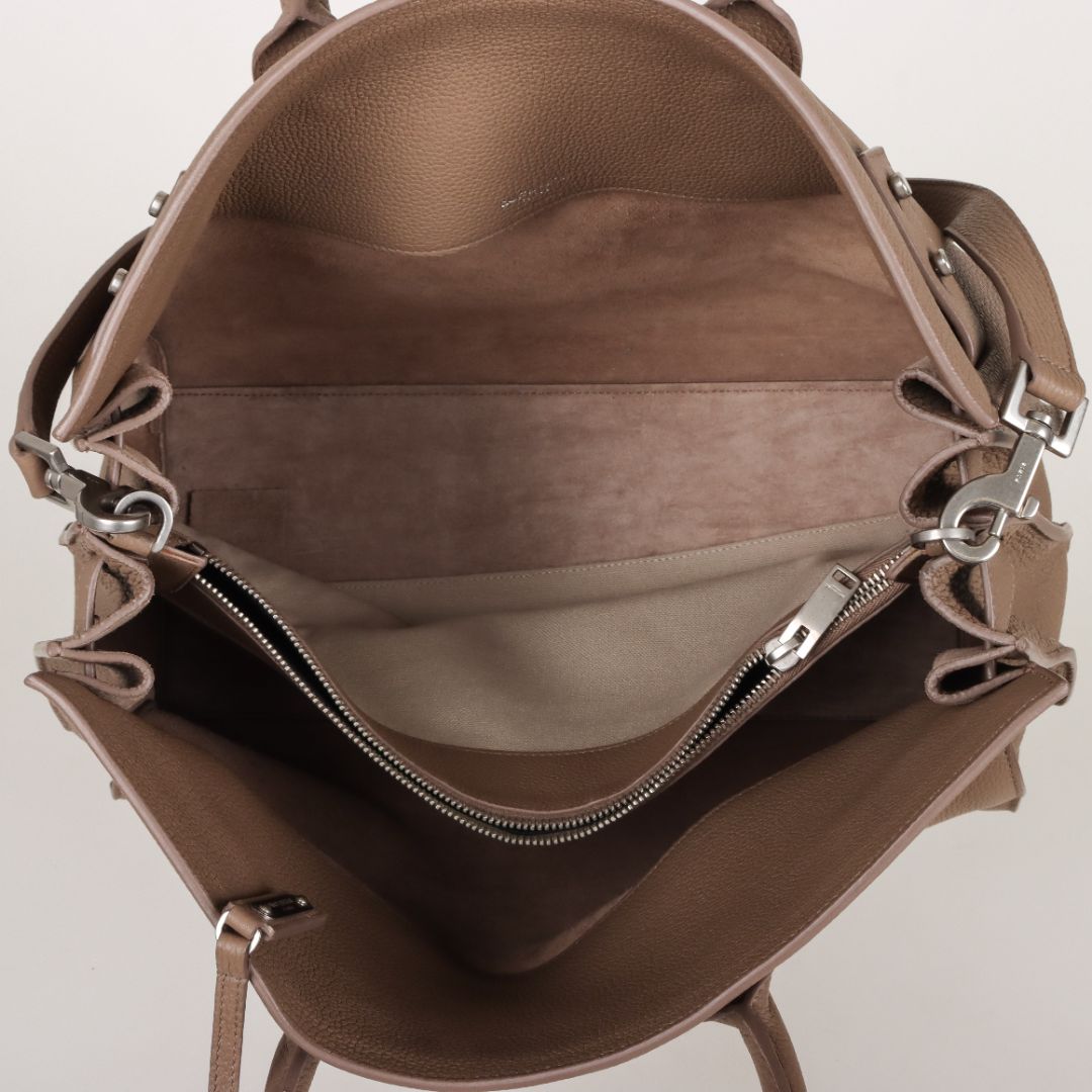 Saint Laurent Leather Sac Du Jour Tote Size Medium